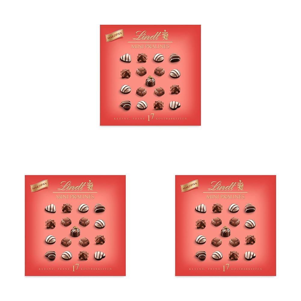Thumbnail 4 de Lindt Marzipan Mini Pralinés in der 163-g-Pralinenschachtel (32 Sorten/Pralinen, 6 Varianten)