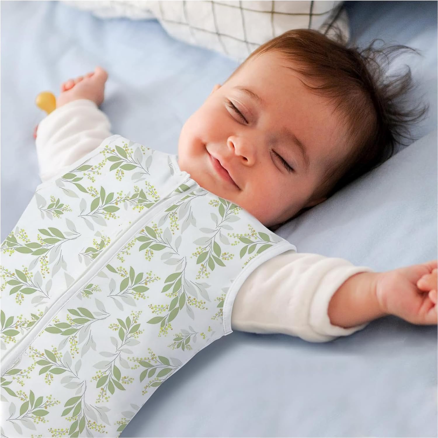 Thumbnail 5 de TOGOU2S Sommerschlafsack Baby 0,5 Tog aus 100% Baumwolle – atmungsaktiv, einstellbare Länge (0–36 Monate)