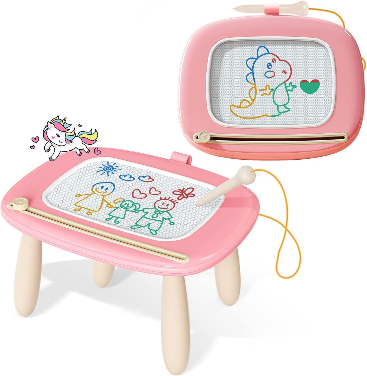 Detalle de Kikidex Magnetic Drawing Board for 1–2 year olds 🎨