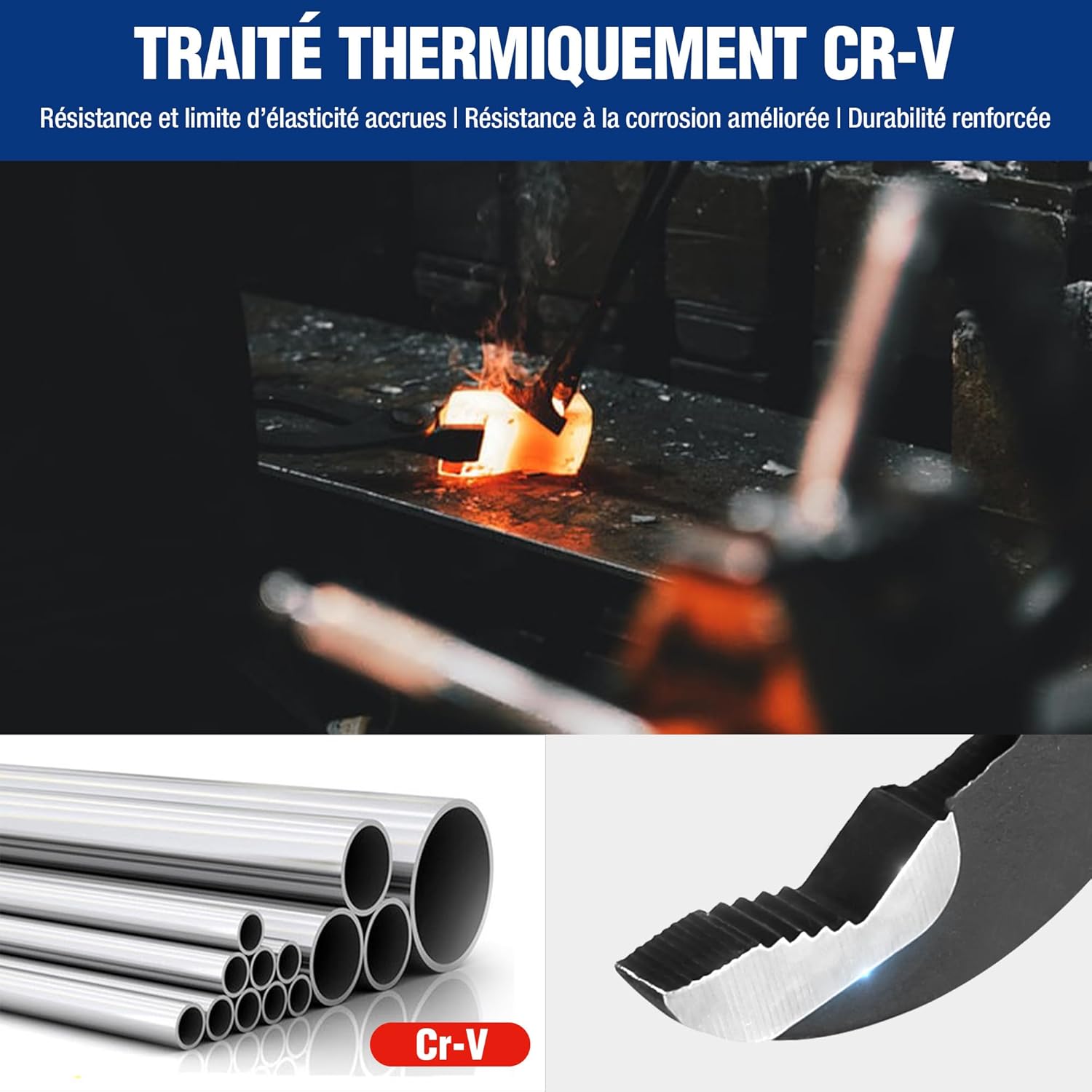 Thumbnail 3 de WORKPRO Pinces pompe eau 180/250 mm