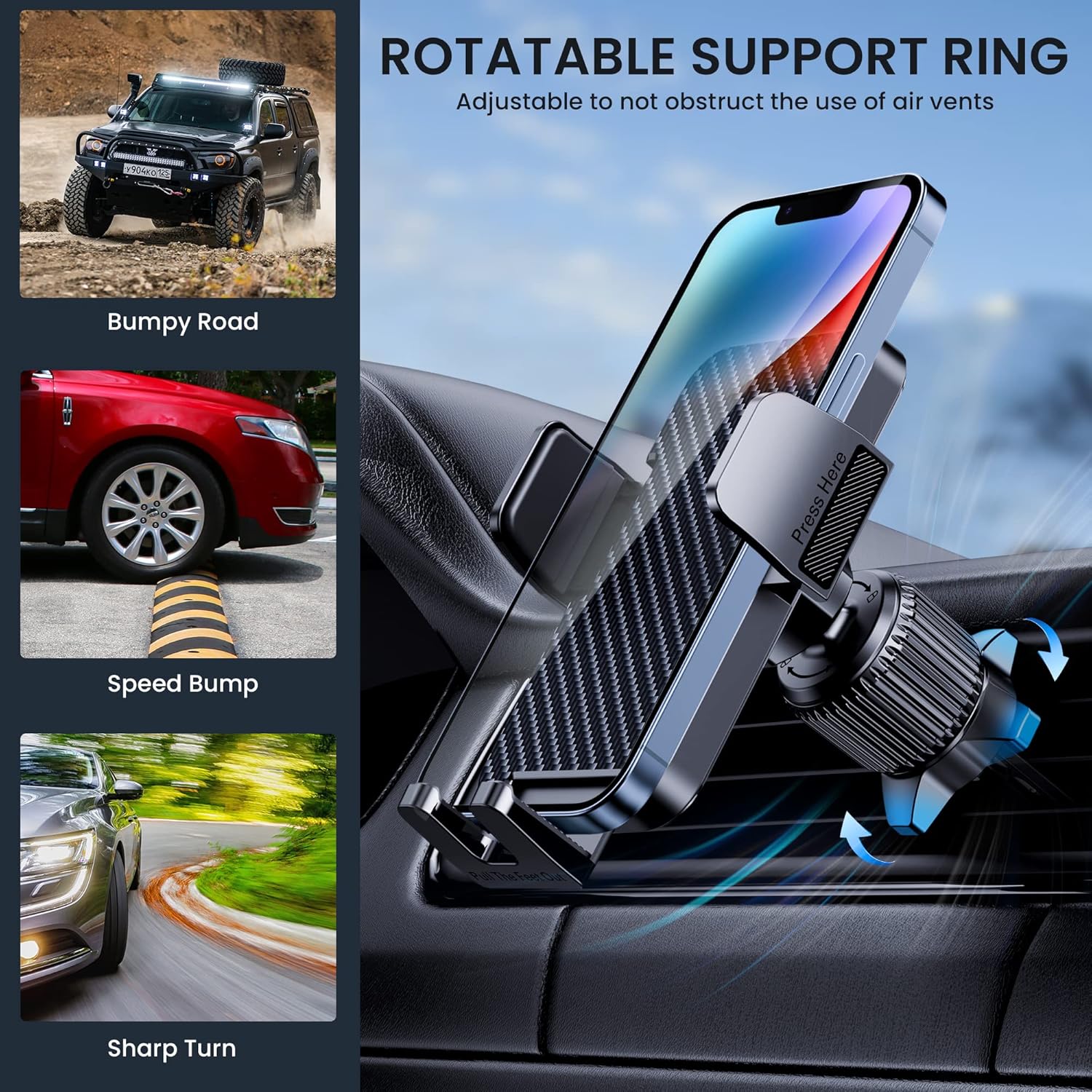 Thumbnail 6 de BIPOPIBO Phone Mount Car Vent Holder