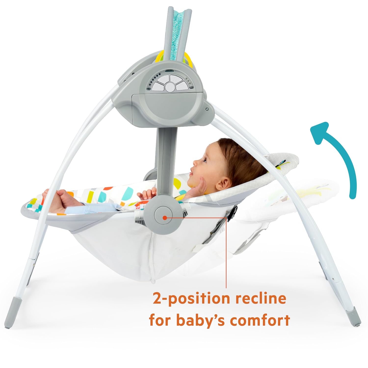 Thumbnail 3 de Bright Starts Playful Paradise Baby Swing 6‑Speed