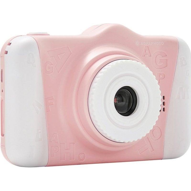 Detalle de AgfaPhoto Realikids Cam 2 Rosa: cámara infantil de 12 MP con pantalla 3,5" y filtros divertidos
