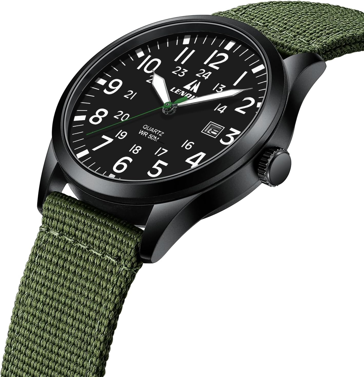Detalle de LN LENQIN Militär-Uhr mit 30 m Wasserschutz