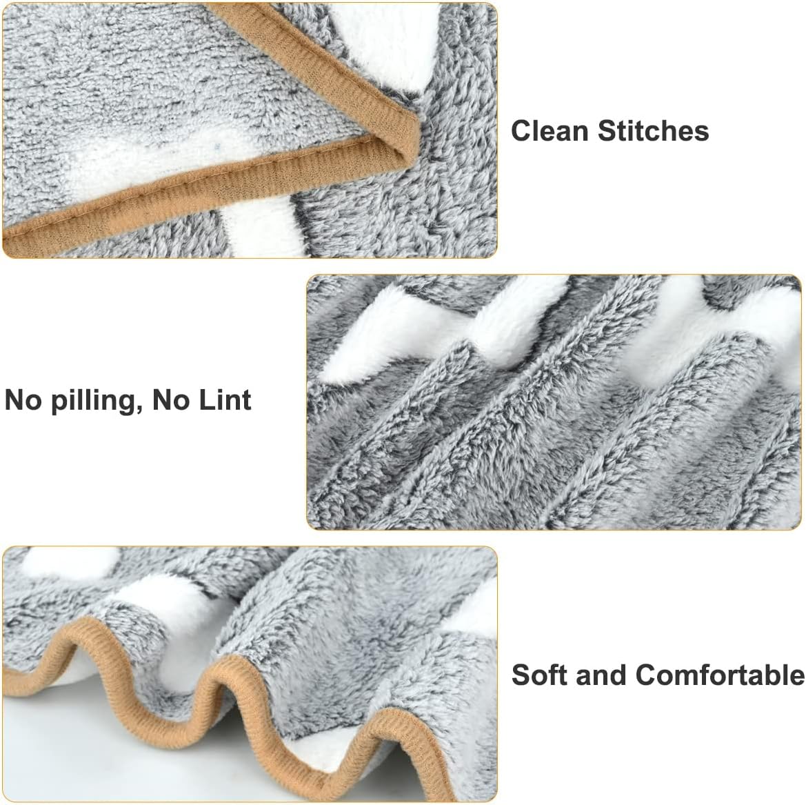 Thumbnail 2 de 3 Pcs L Pet Soft Dog Blankets