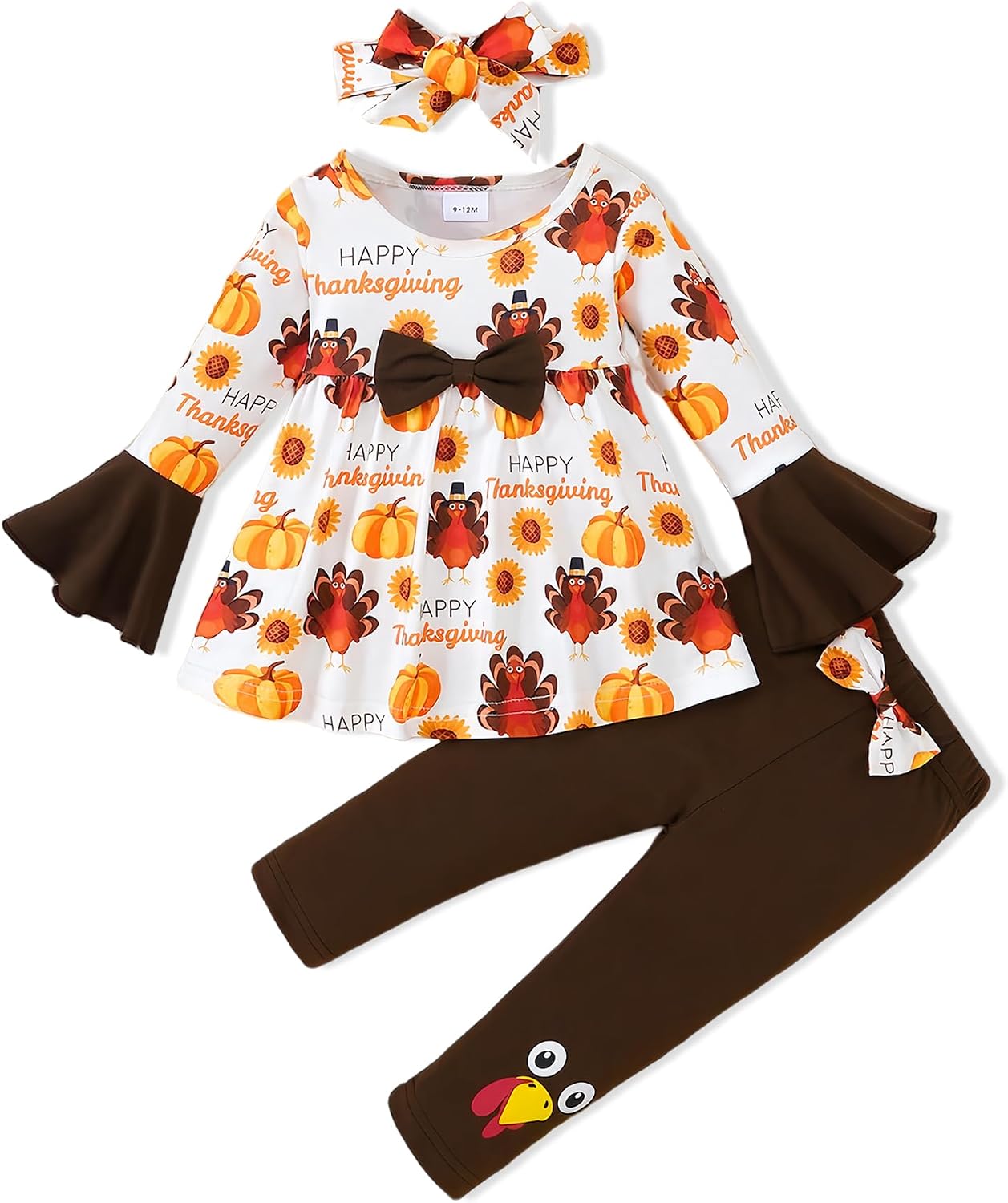 Detalle de Toddler Girl Outfit Set, Cotton Blend
