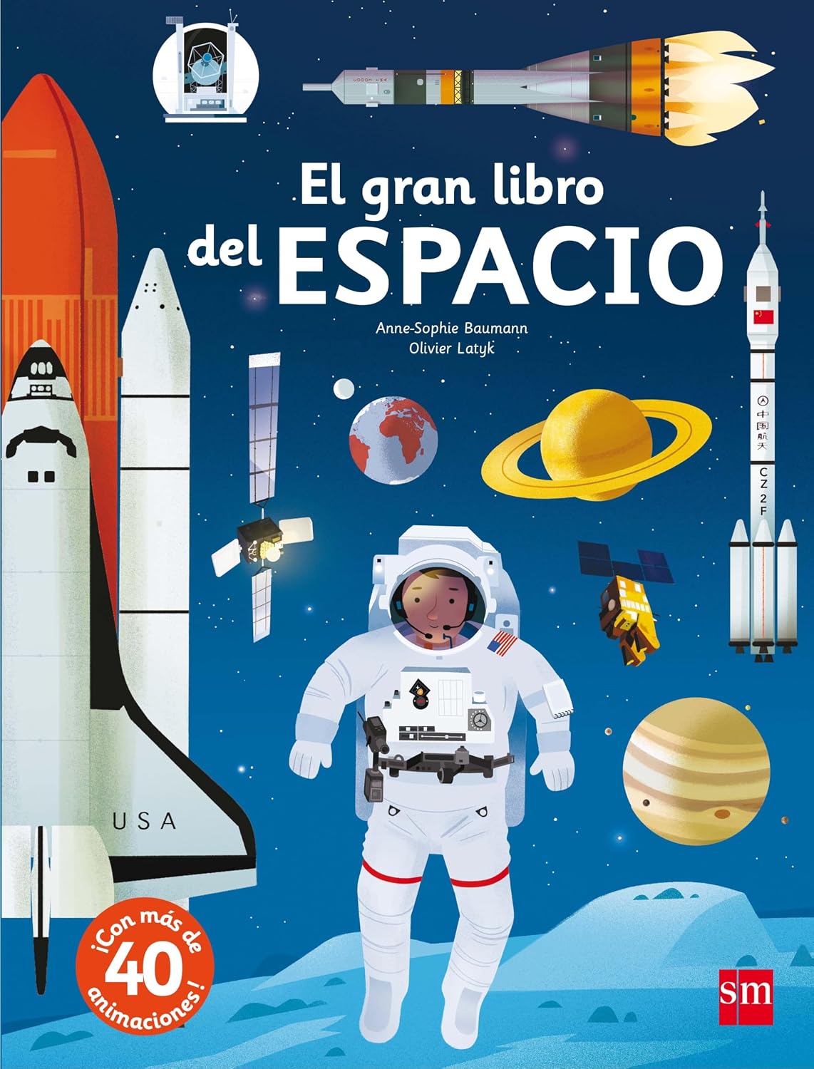 El gran libro del ESPACIO – bok om rymden för barn 3–5 år