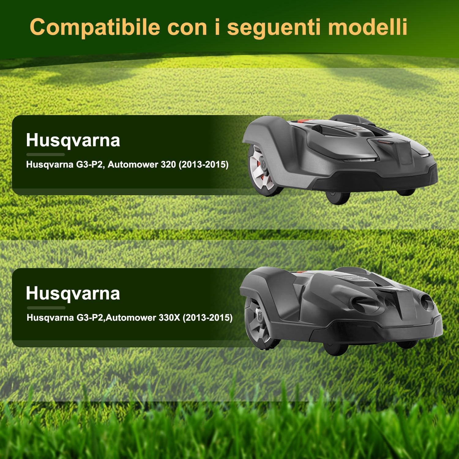 Thumbnail 4 de FourShow Taglio Più Efficiente Platti Lama di ricambio per robot rasaerba con compatibilità Husqvarna G3-P2 Automower 320/330X