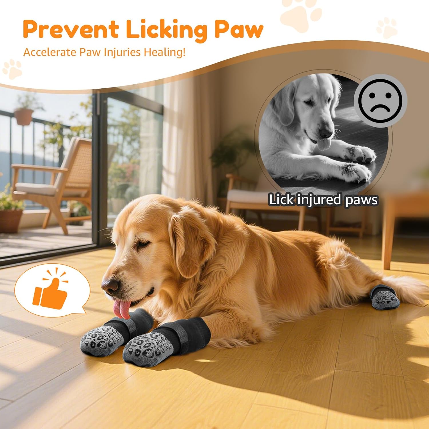 Thumbnail 1 de PICK FOR LIFE Dog Socks XL