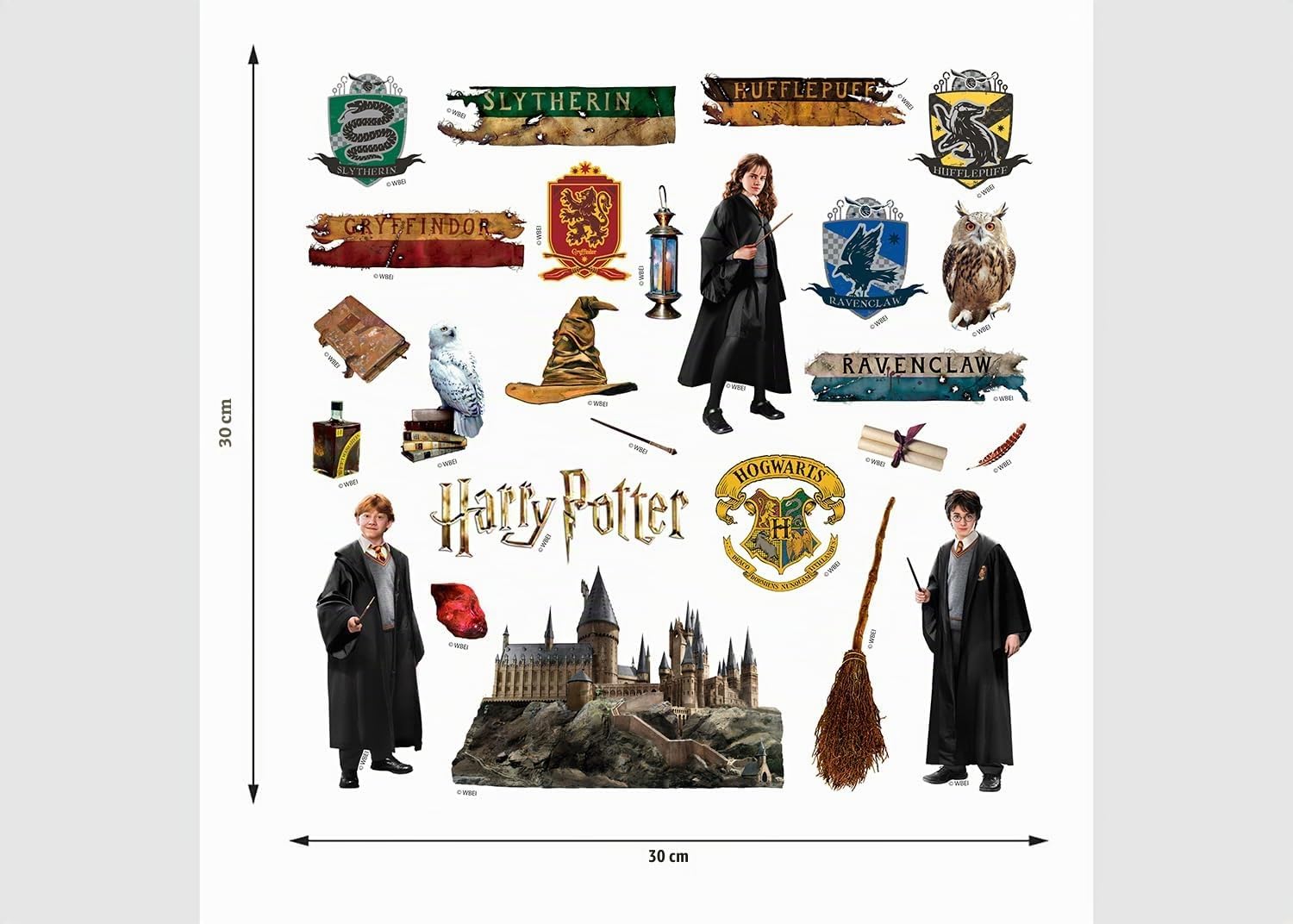 Thumbnail 4 de AG Design ADKS 3838-417 muursticker Harry Potter Hogwarts, 30 x 30 cm
