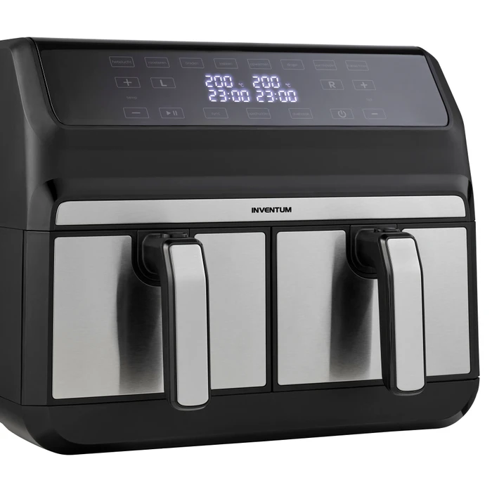 Thumbnail 11 de Inventum Heißluftfritteuse GF800HLD: Zwei Kammern mit Sync- und Duo-Cook-Funktion