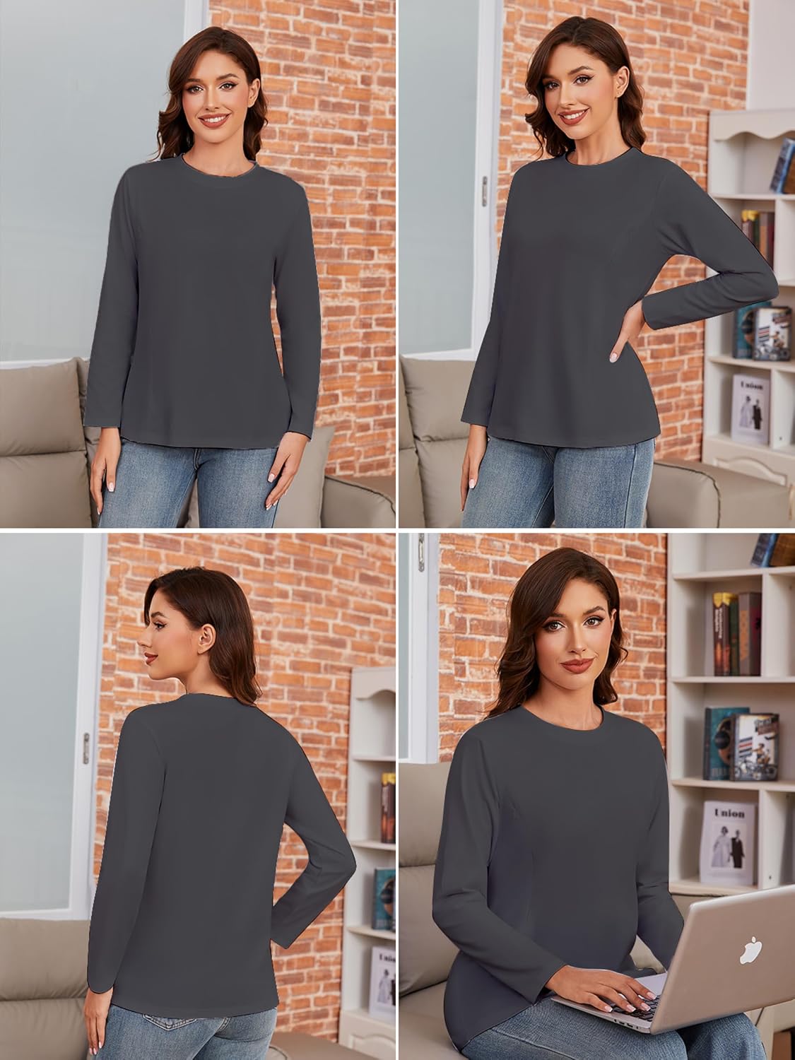 Thumbnail 6 de Love2Mi 3er Pack Damen Langarm Stillshirt