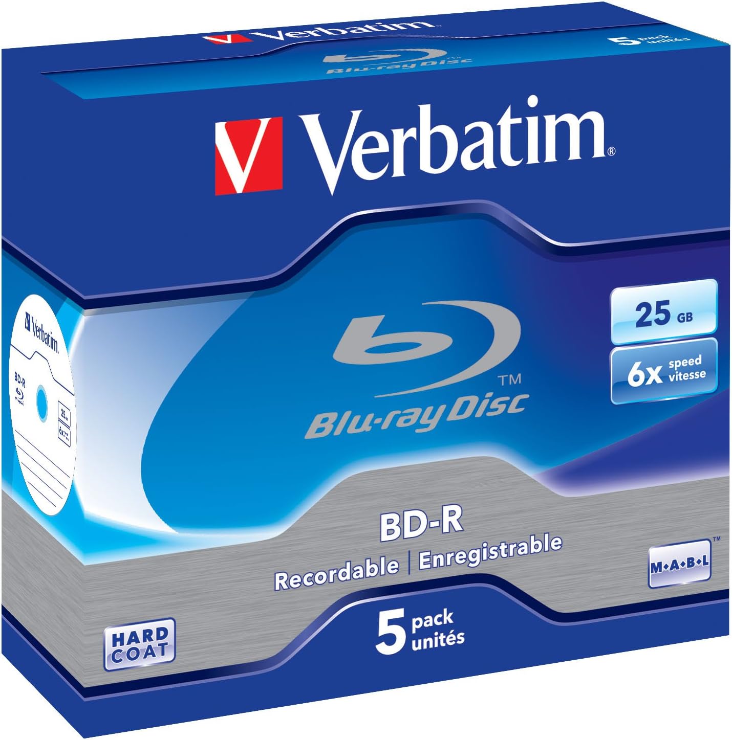 Thumbnail 3 de Verbatim BD-R Single Layer Blu-ray-Disc 25 GB, 6-fache Brenngeschwindigkeit, Kratzschutz – 10er-Spindel