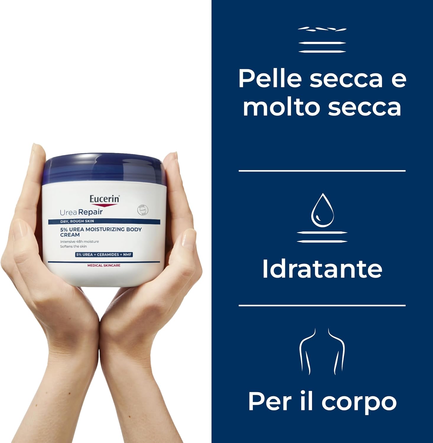 Thumbnail 2 de Eucerin Urea Repair Balsamo Corpo 5% 450 ml – Idratazione profonda per pelle molto secca
