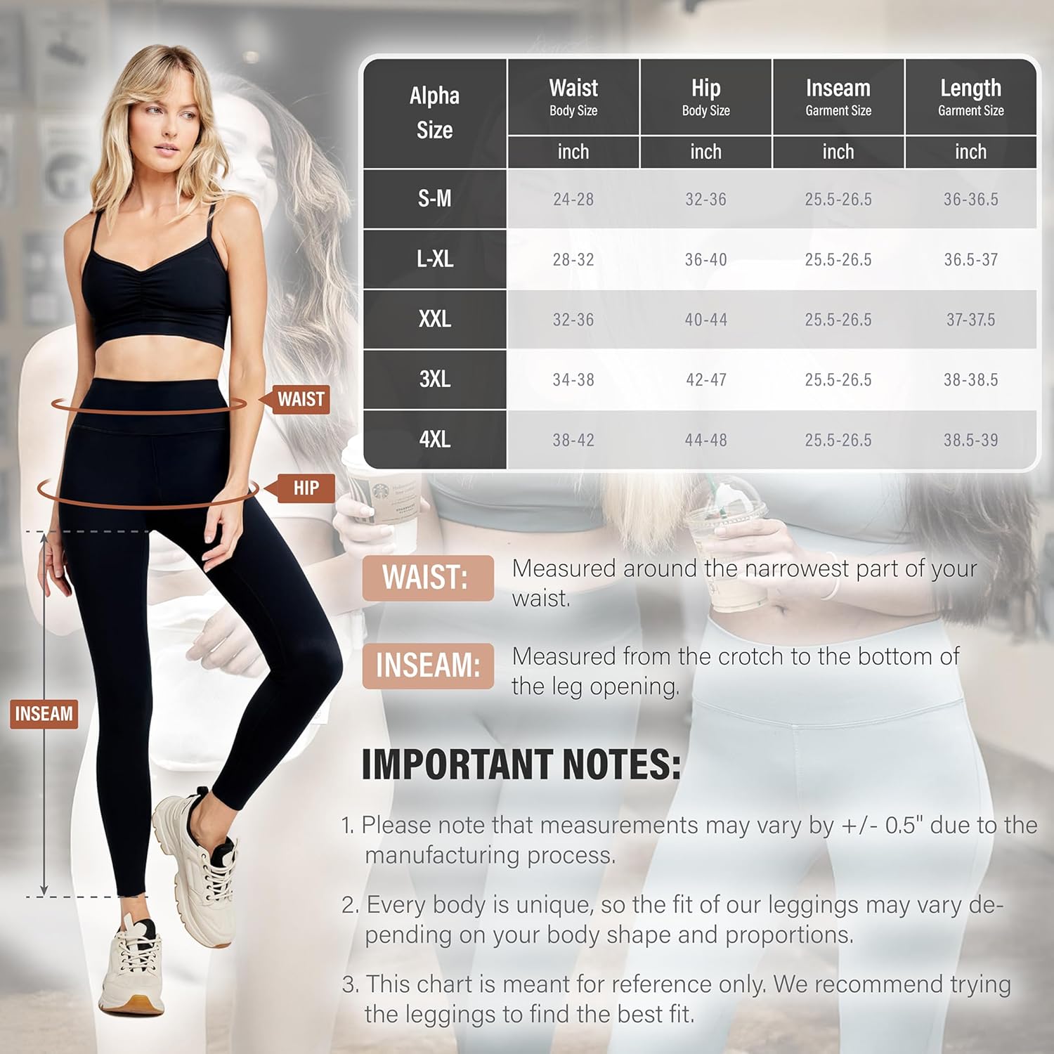 Thumbnail 6 de YUDSUD High Waisted Leggings for Women – Tummy Control Full-Length Yoga Pants