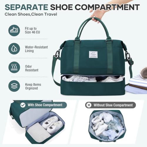 Detalle 2 de SEAFEW Sac de Voyage 45x36x20 cm – Bagage cabine EasyJet et sac de week-end polyvalent