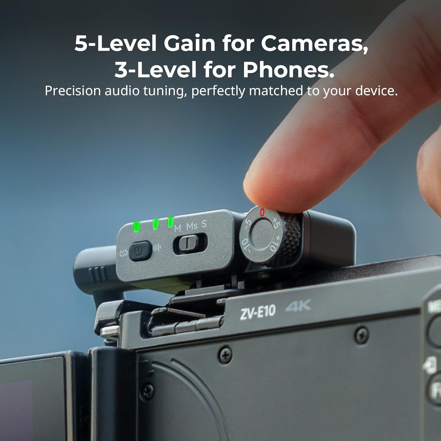 Thumbnail 6 de SMALLRIG S70 Wireless Mikrofon-Set (2 Sender, 2 Empfänger, Ladeschale) – unsichtbar, USB-C & 3,5 mm
