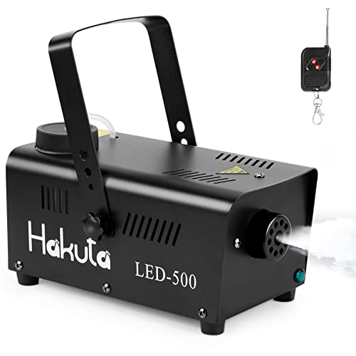 Detalle de HAKUTA Nebelmaschine mit drahtloser Fernbedienung – 300 ml Tank, 2–3 m Reichweite