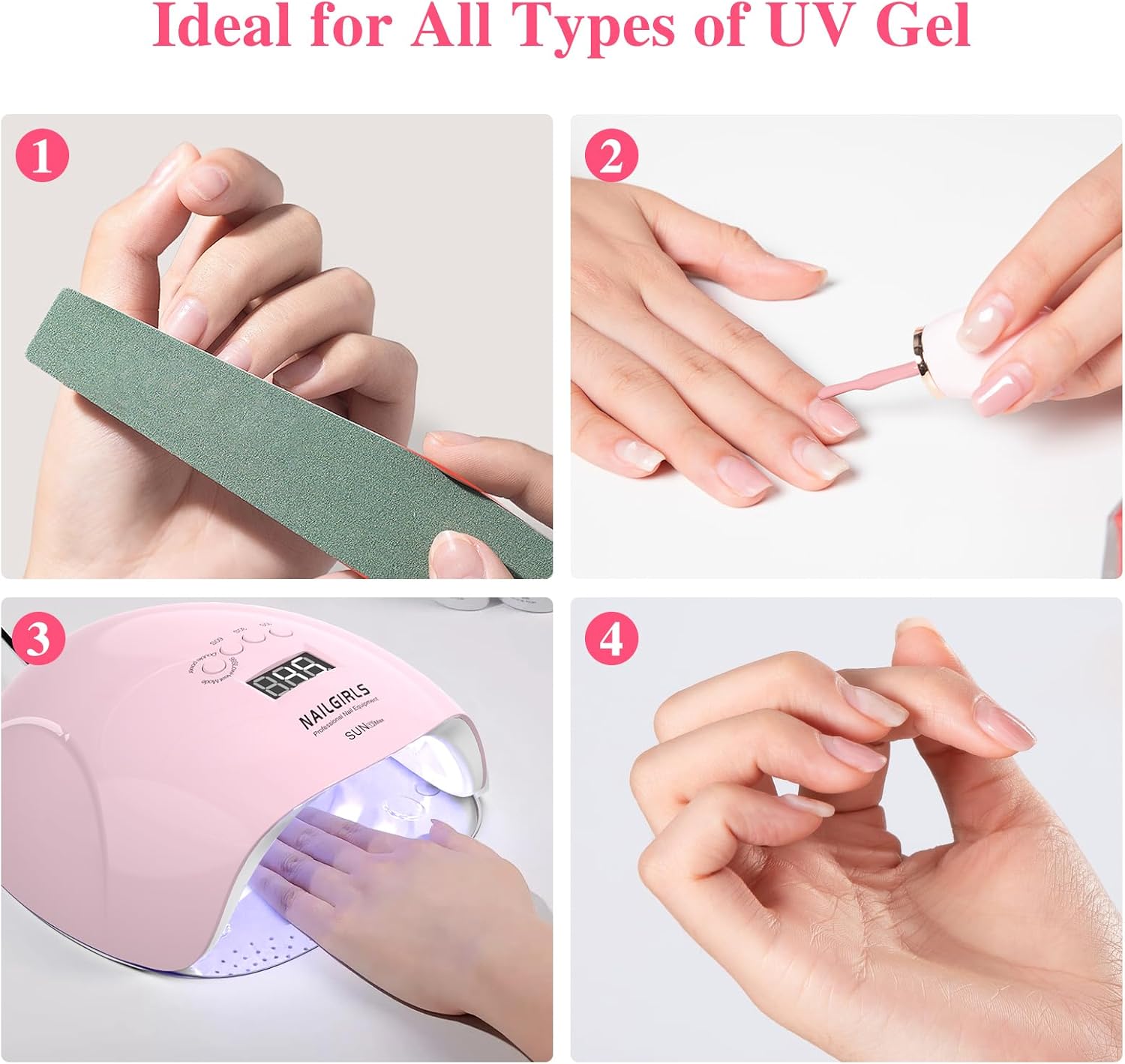 Thumbnail 6 de NAILGIRLS 220W UV LED Nail Lamp