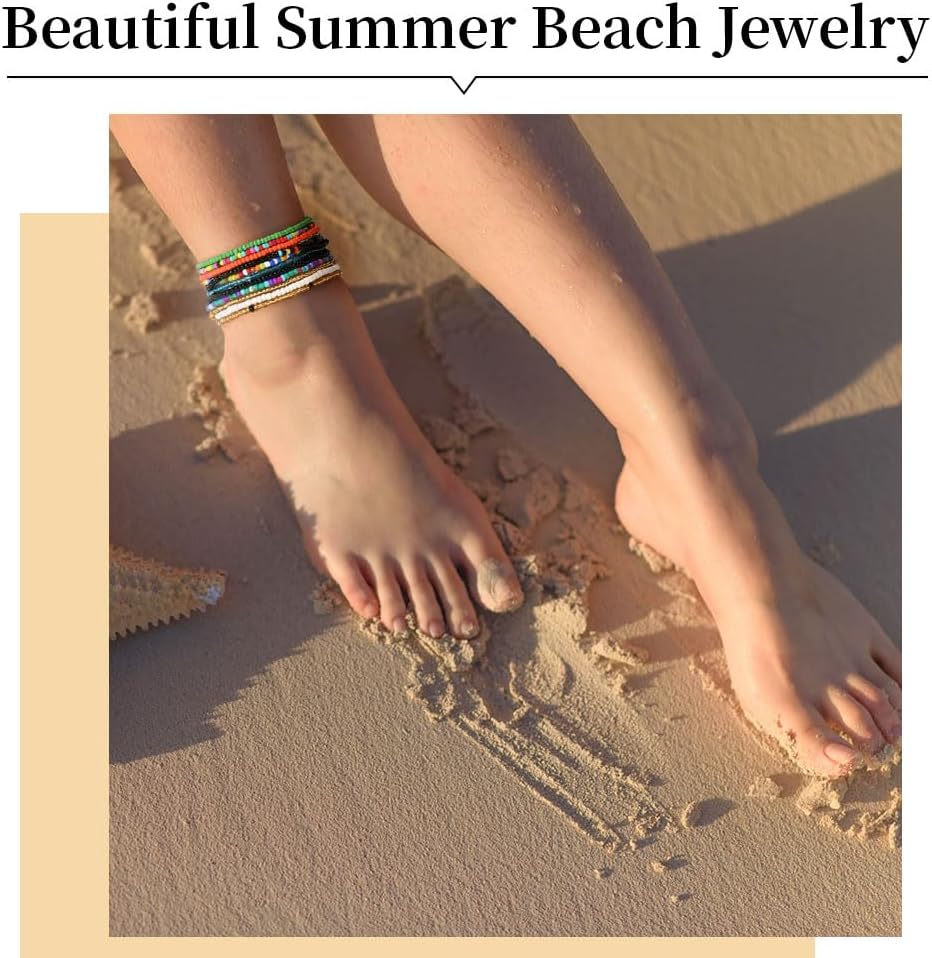 Thumbnail 5 de Aucuu Cavigliere Boho da Donna 12 pezzi