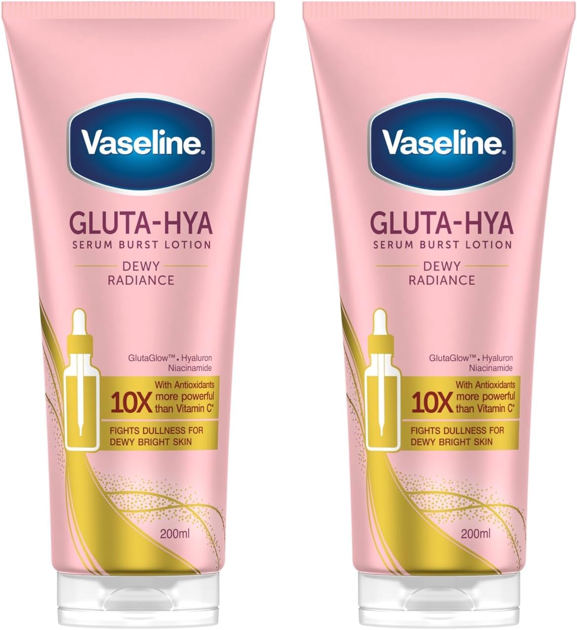 Thumbnail 6 de Vaseline Gluta-Hya Flawless Tone Antioxidantienreiche Feuchtigkeitslotion mit GlutaGlow & Hyaluronsäure (2x 200 ml)