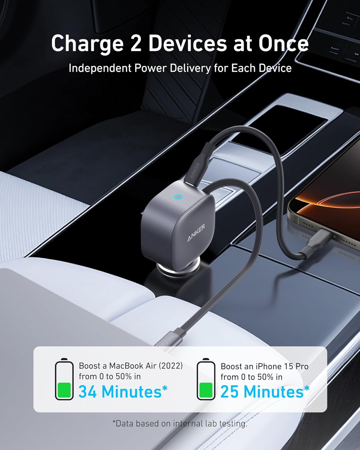 Thumbnail 2 de Anker USB C Car Charger 75W