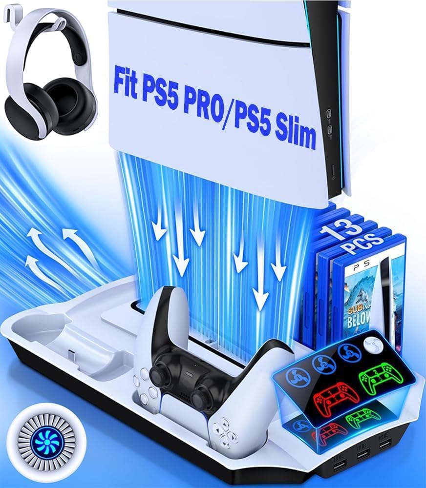 Detalle de Svetaecho PS5 Slim Stand 3-Speed