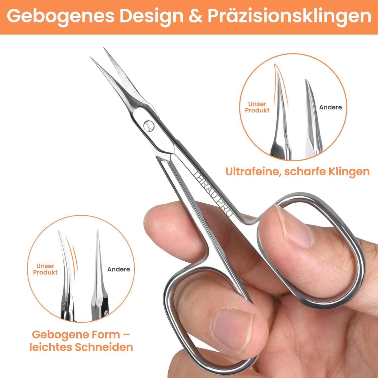 Thumbnail 1 de THRAU Ultra-Präzise Nagelhautschere