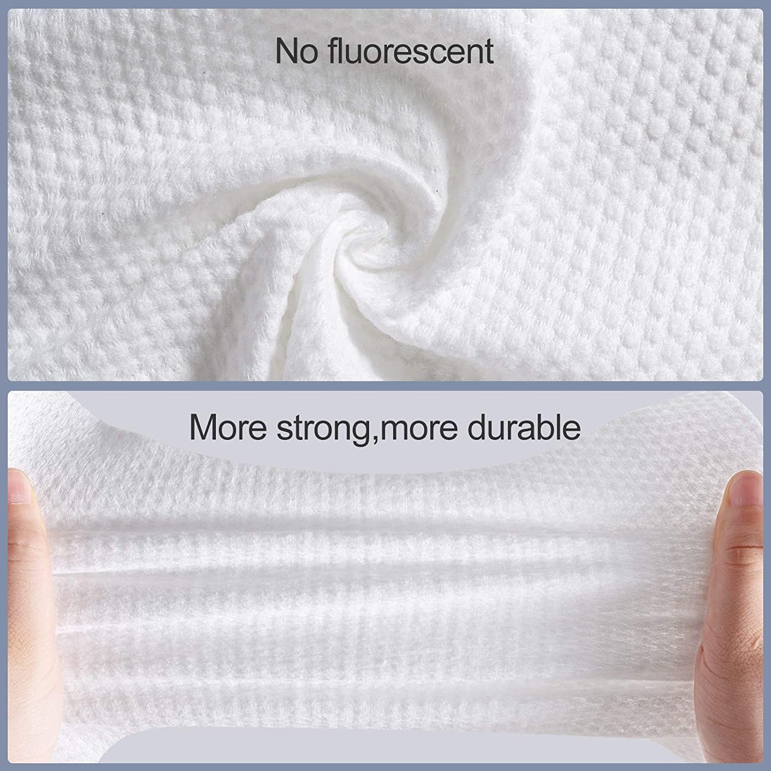 Thumbnail 5 de Disposable Face Towel 100 Cotton Facial Cloths 🧻