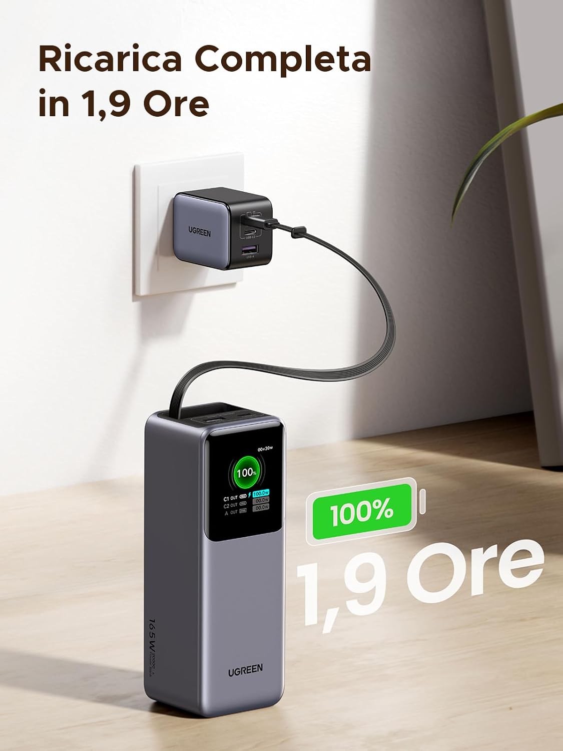 Thumbnail 4 de UGREEN Nexode Power Bank 20000mAh ricarica rapida 165W