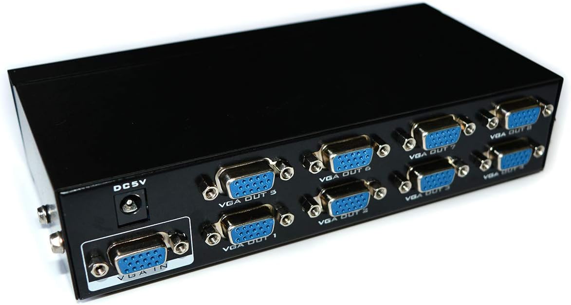 Thumbnail 1 de MT-VIKI 1x8 VGA Splitter (1 in 8 out) for mirroring to up to 8 HD monitors