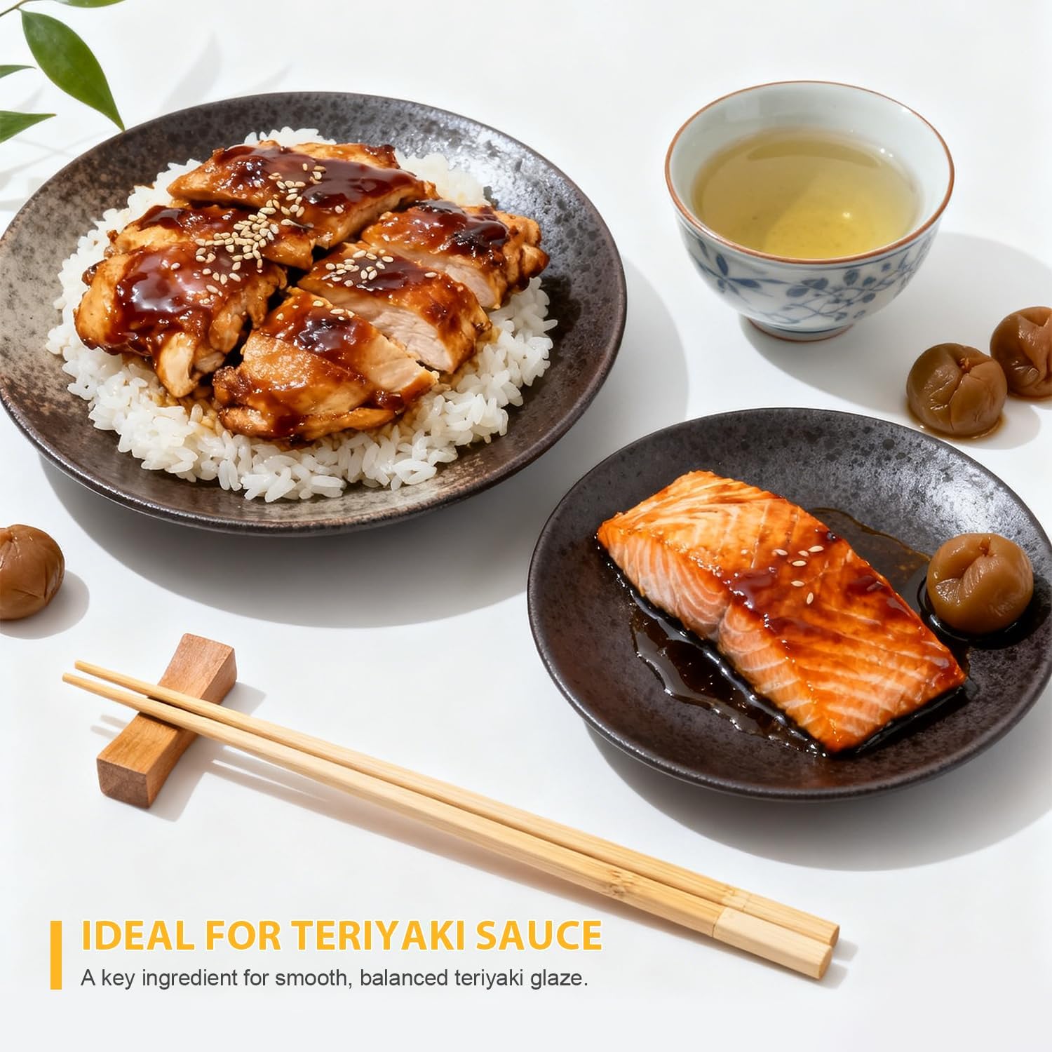 Detalle 1 de Soeos Mirin Japanese Cooking Wine, Sweet Rice Seasoning, 16.9 fl oz