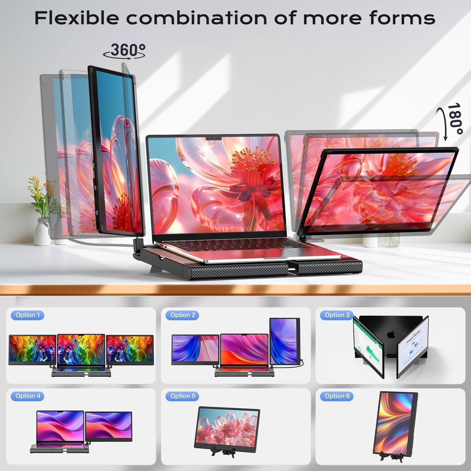 Detalle 2 de UK BONITOYS 14" Laptop Screen Extender FHD