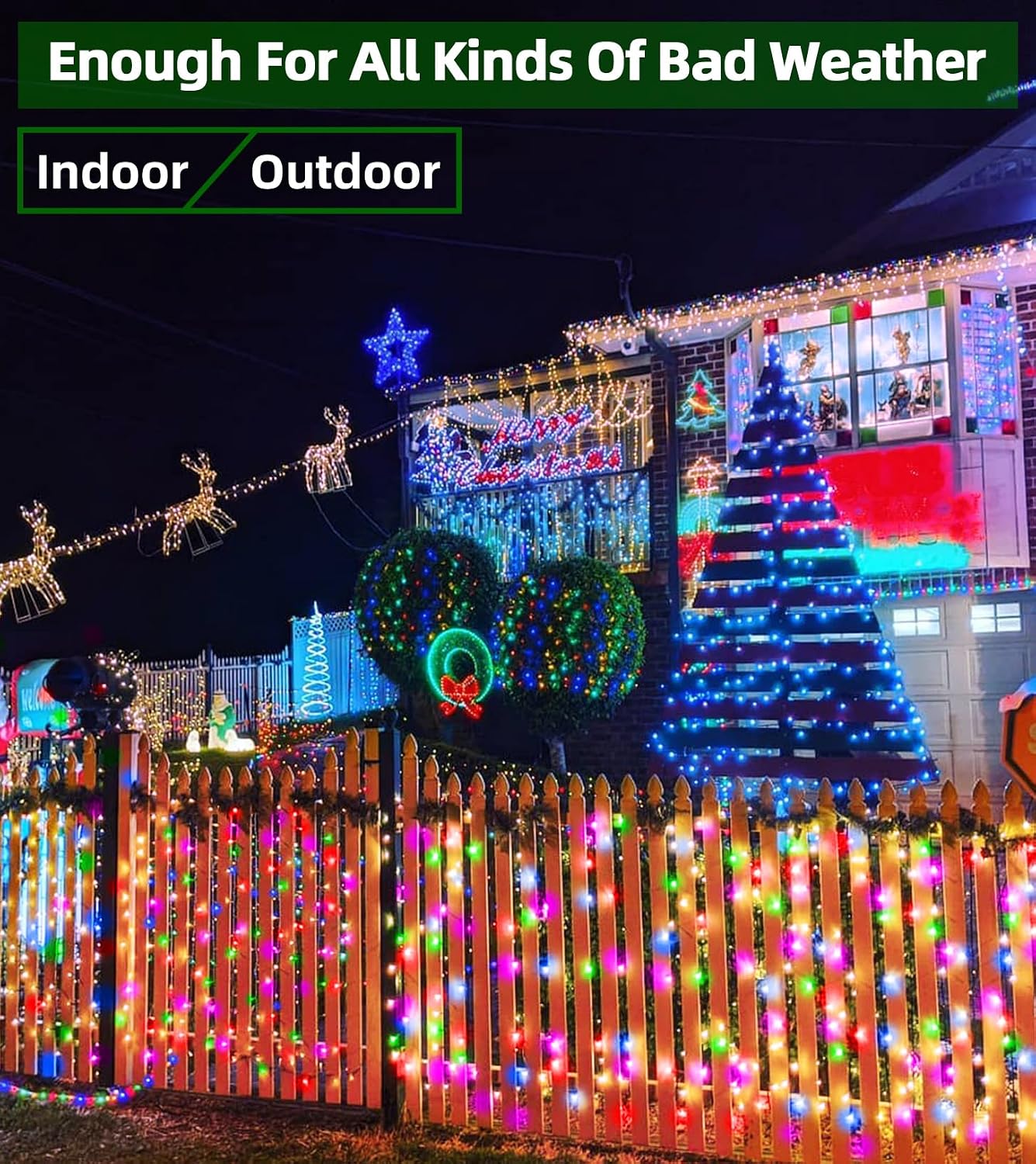 Thumbnail 3 de BPAZVUH UNI-750L Christmas String Lights, 239 ft, 750 Multicolour LEDs