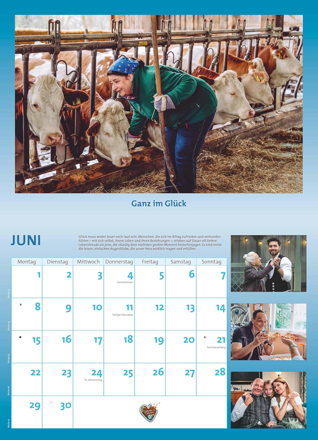 Detalle 2 de DUMONT Dahoam is Dahoam 2026 Kalender 42 x 29