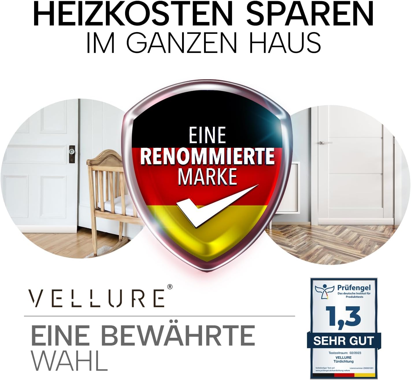 Thumbnail 6 de Vellure Türdichtung selbstklebend 1 Stück 🚪