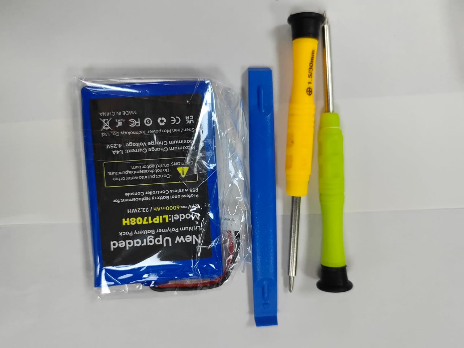 Detalle de PS5 DualSense controller replacement battery (6000mAh) rechargeable Li-ion – 3.65V