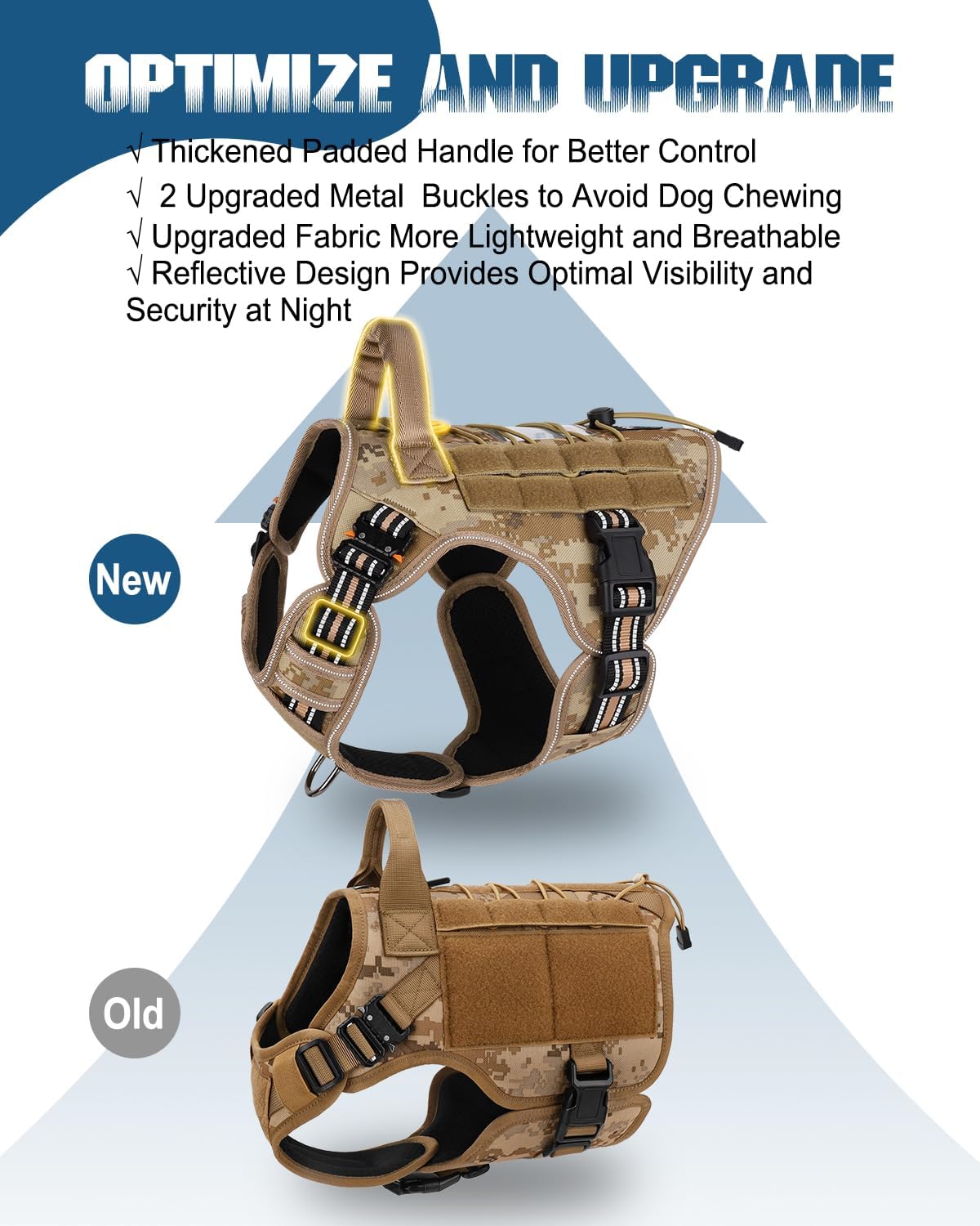 Detalle 2 de PETNANNY Tactical Dog Harness M 🐕