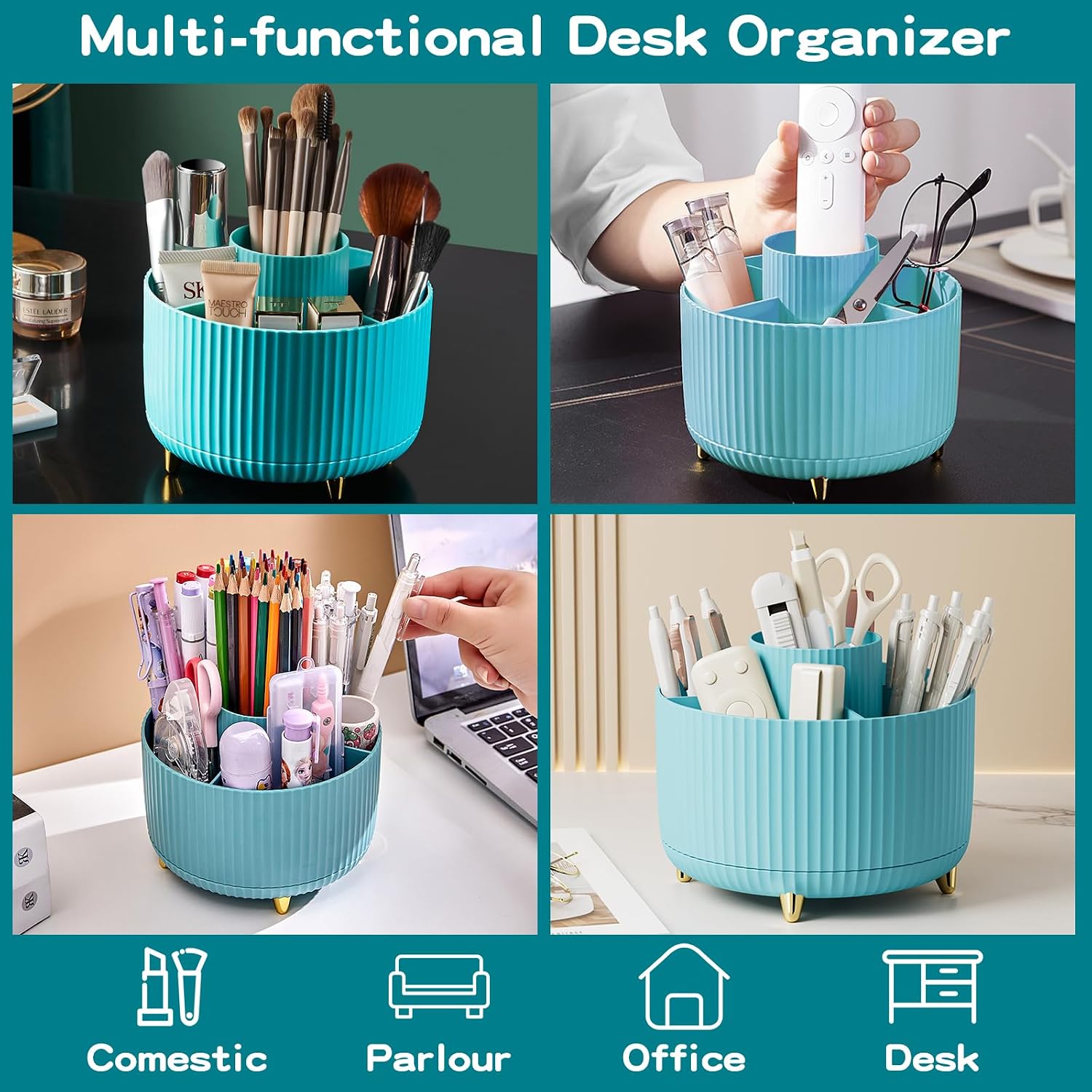 Thumbnail 4 de fanado 360° Rotating Makeup Organiser