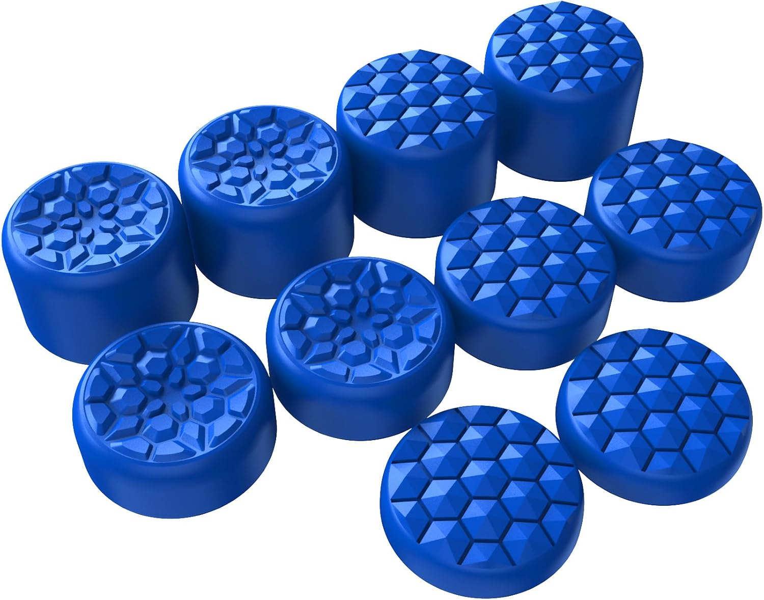 Detalle de PlayVital Blue Ergonomic Stick Caps 10