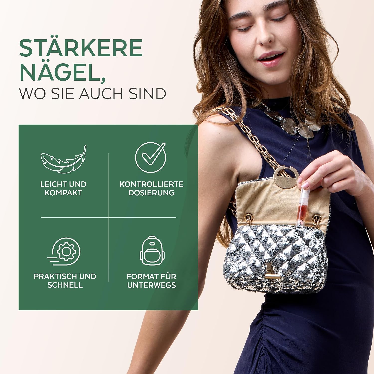 Detalle 2 de PODERM 5-in-1 Stift für brüchige und rillige Nägel – 4 ml