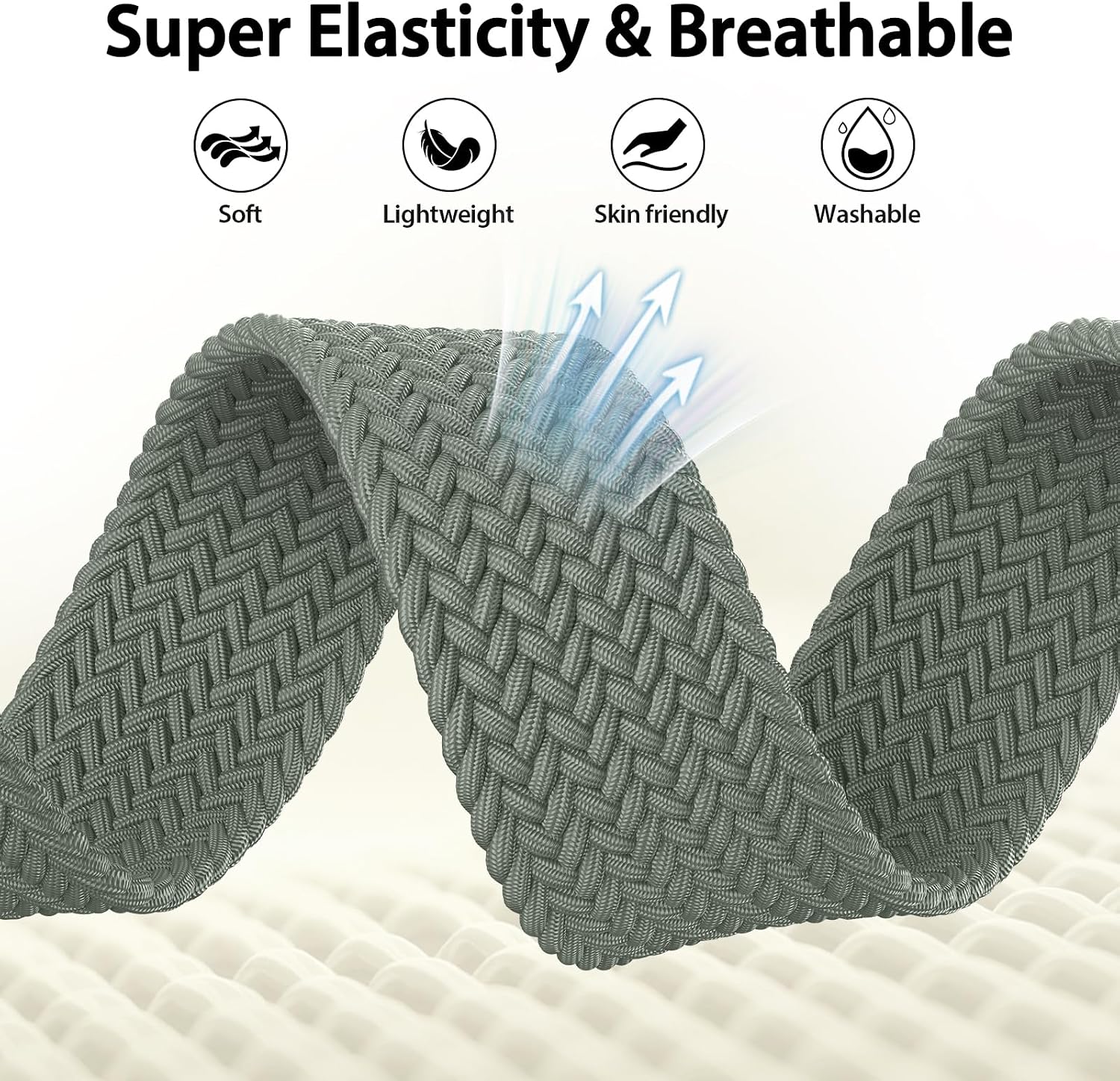 Thumbnail 3 de Higgs braided strap 22 cm for Versa 4