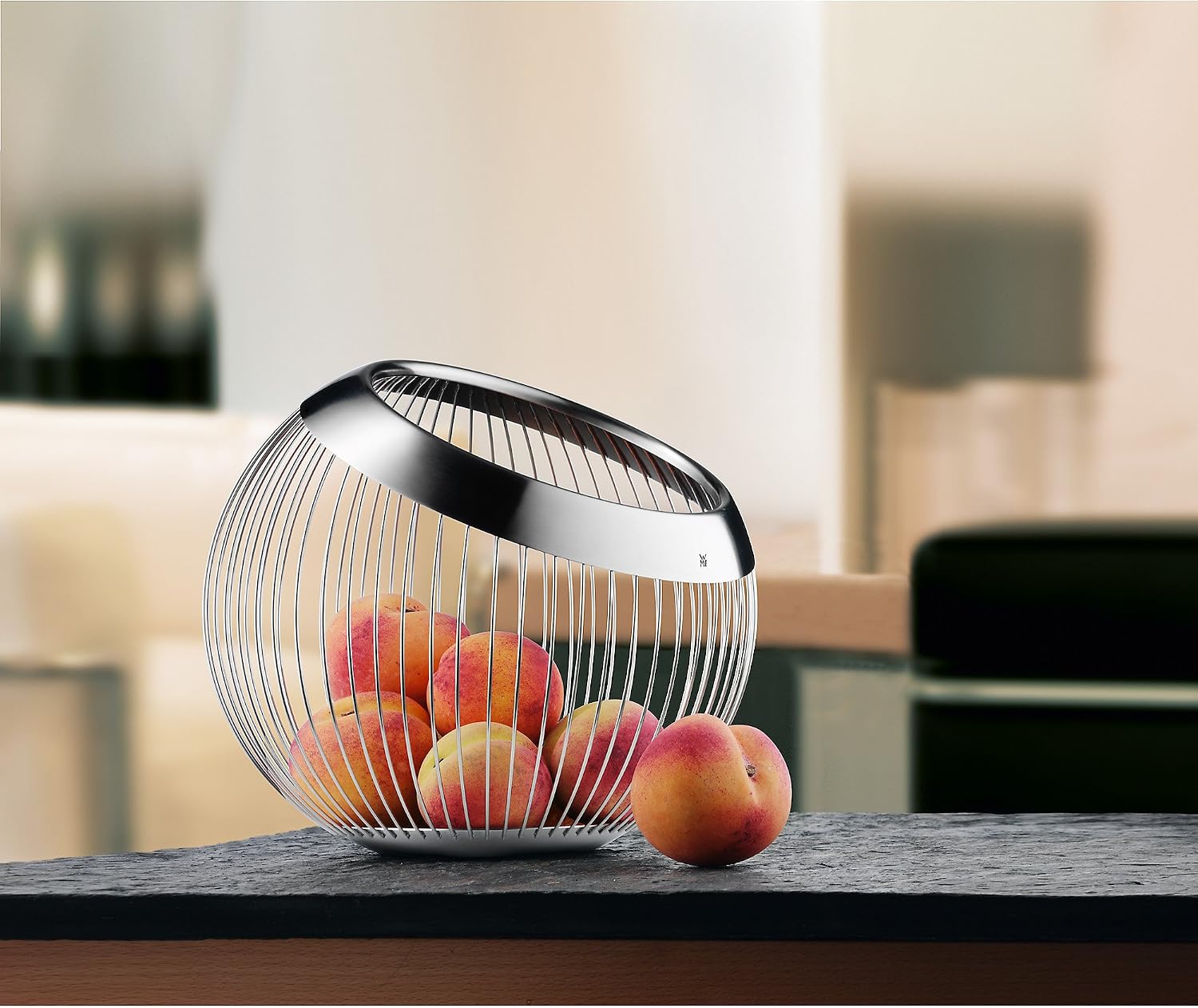 Detalle de WMF Living Lounge mand 19 cm van Cromargan roestvrij staal 18/10