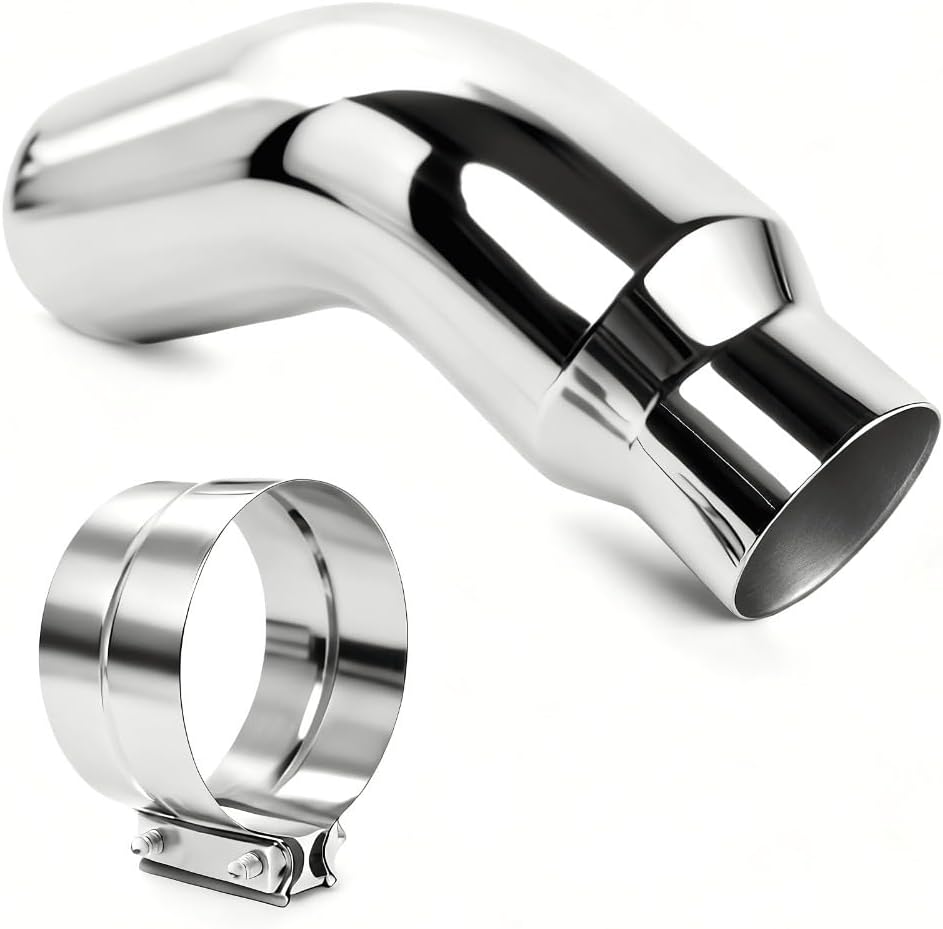Detalle de 5 Inch Diesel Exhaust Tip Elbow Tip 7 Inch Outlet