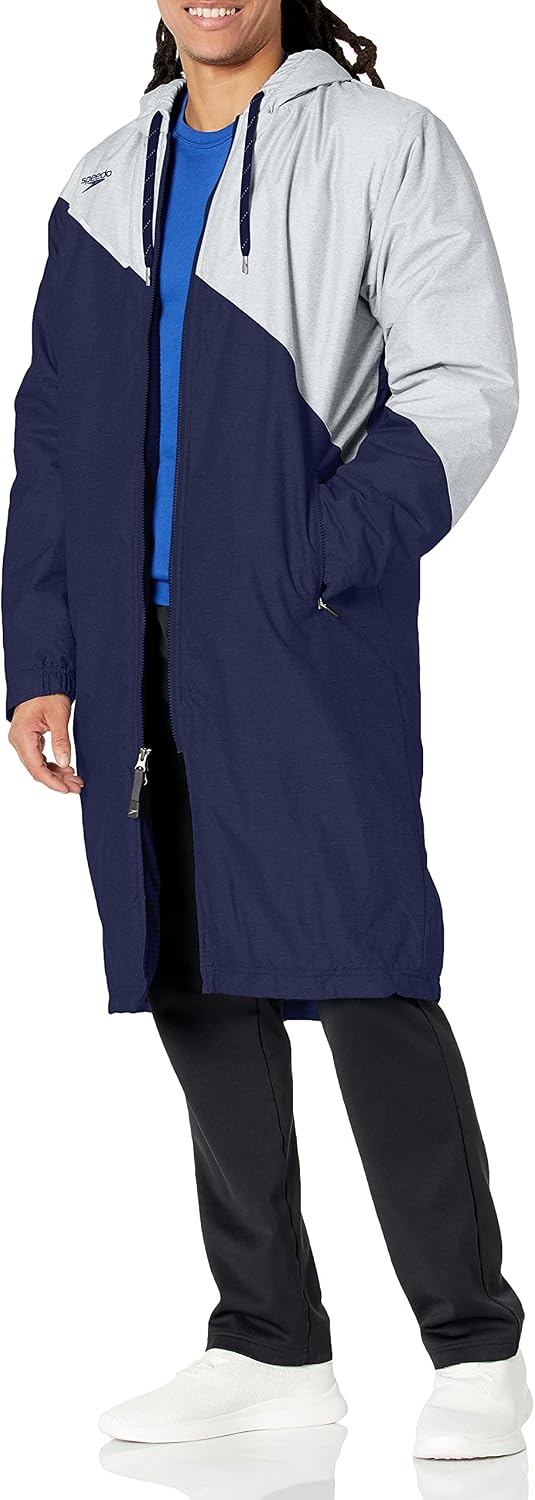 Detalle de Speedo Unisex Parka with Fleece Lining and Water-Resistant Shell