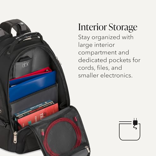Detalle de SWISSGEAR 1900 ScanSmart Backpack for 17-Inch Laptops