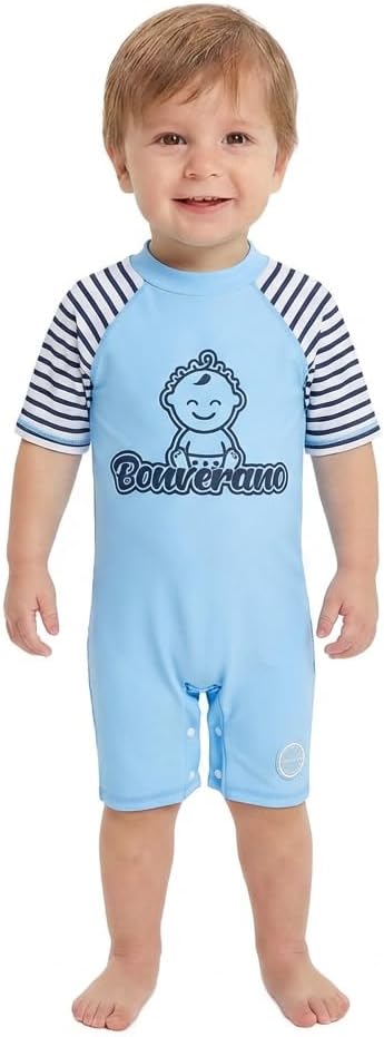 Thumbnail 1 de BONVERANO Baby-Badeanzug für Jungen mit UV-Schutz 50+ und Reißverschluss (einteilig)