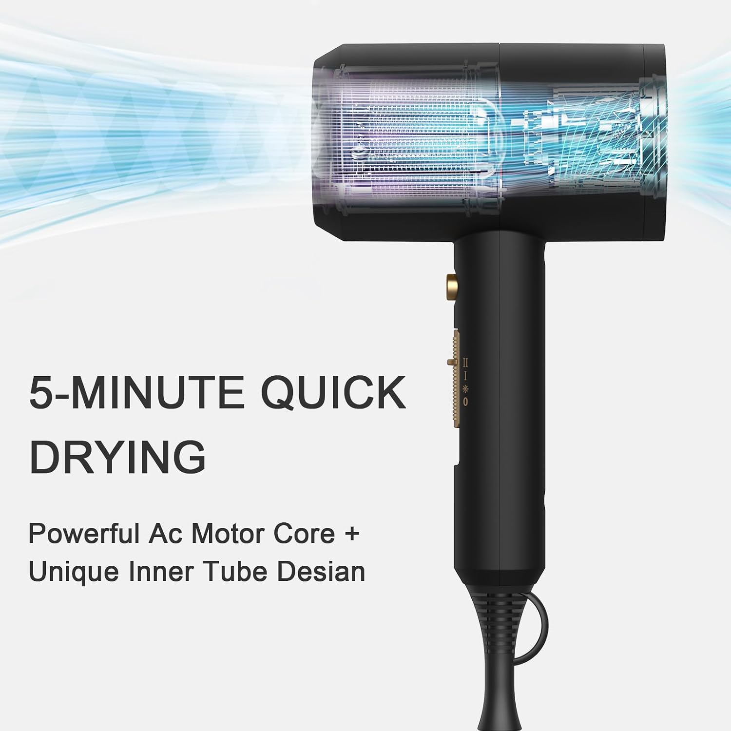 Detalle 2 de Slopehill Professional Ionic Hair Dryer 1800W ๐โ