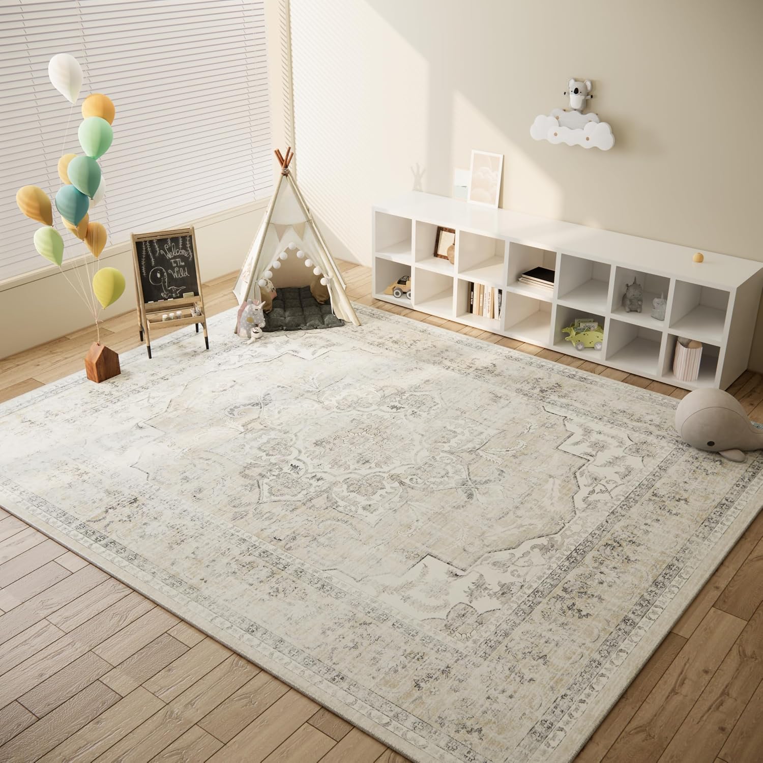 Detalle 1 de palohom 9x12 Washable Rug for Living Room 🏠