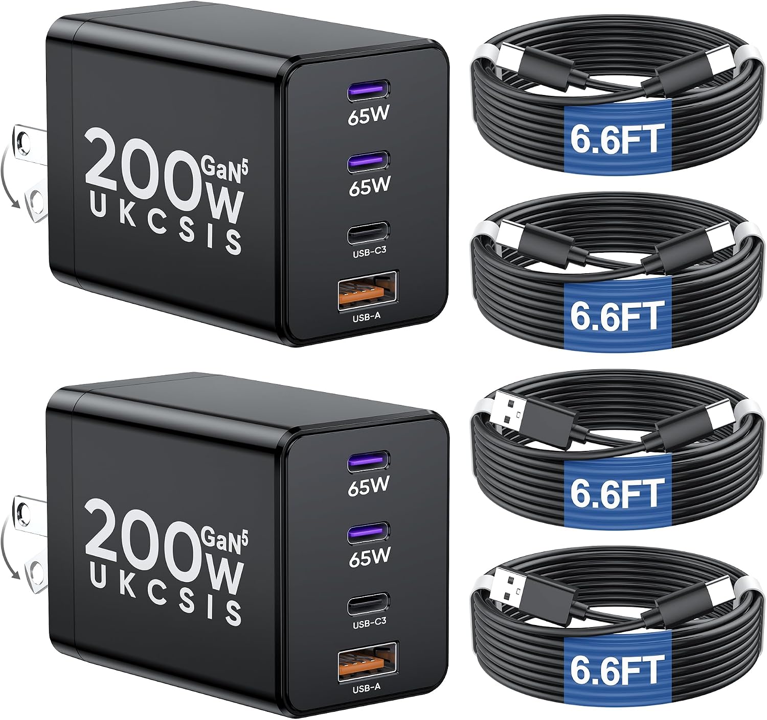 Detalle de 2 Pack 180W USB C Charger Block 🔌